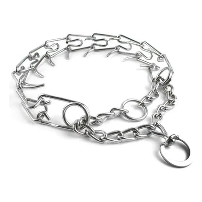 2 Collar De Adiestramiento Collar Adiestramiento Perro 60 Cm Plateado 60 Cm