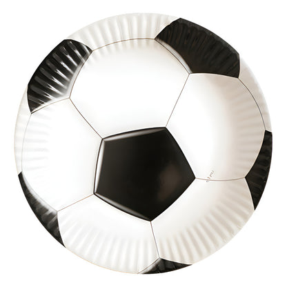 X40 Platos Cumpleaños Futbol Platos Desechable Decoracion