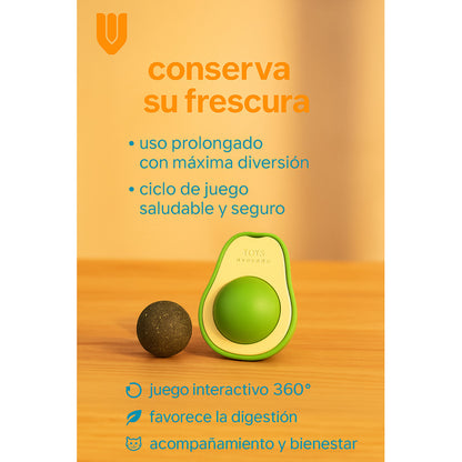 X3 Hierba Gatera Catnip Juguete Gatos Bola Giratoria Catnip