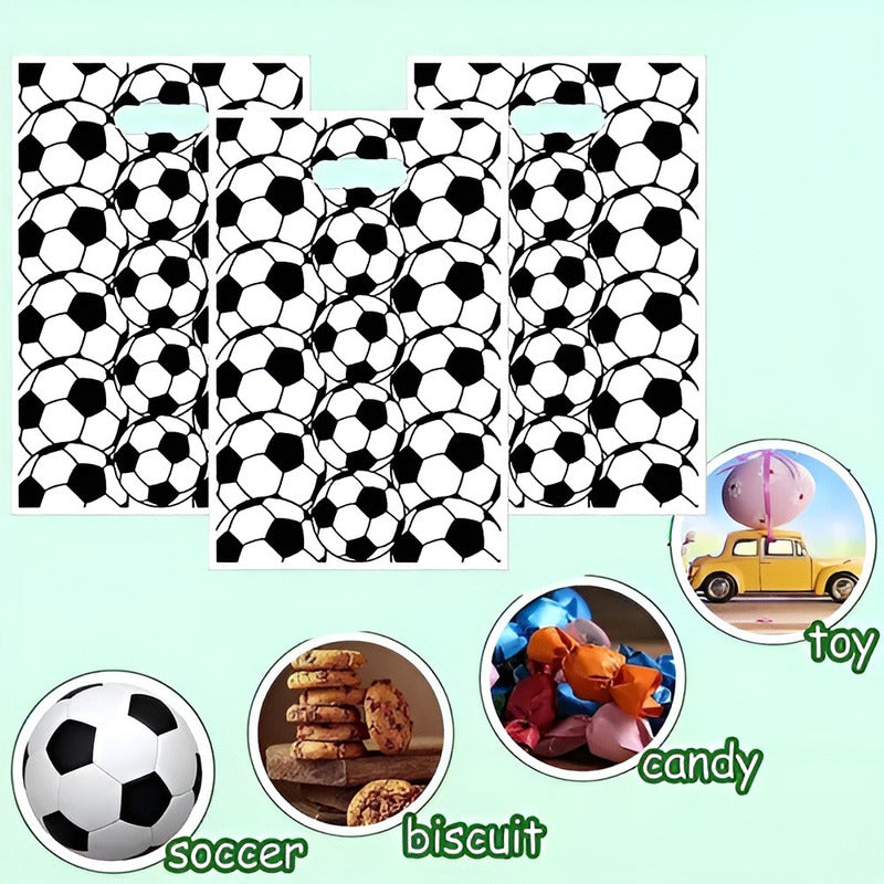 X20 Bolsas Para Piñata Pelota Futbol Bolsas Dulces Piñata