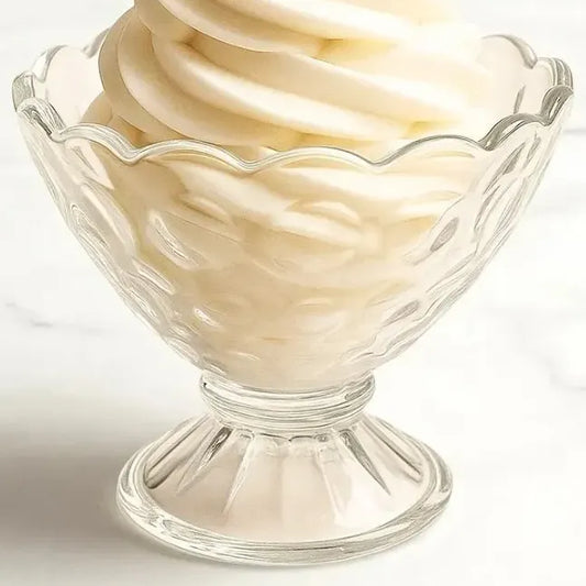 6 Copas Helado Vidrio 7 5cm Alto 9cm Diametro Boca 5 5cm Bas Transparente