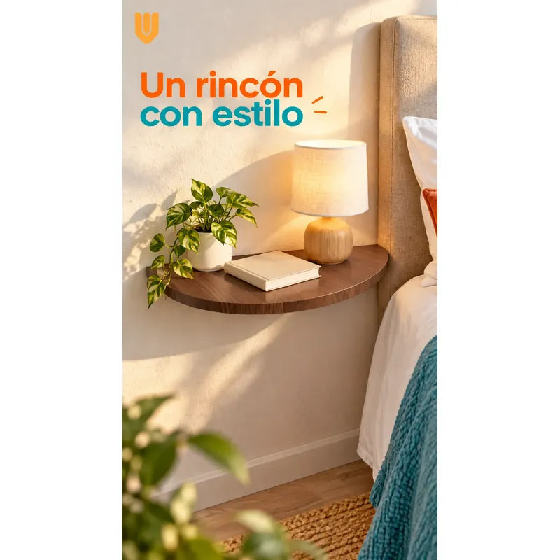 Repisa Flotante Semicircular Mdf Marron 40cm Vitrineon Cl Marron Repisa Mural Flotante Estante Decorativo Organización Recibidor Living Oficina Madera Mdf Muro Concreto Vestidor 40cm