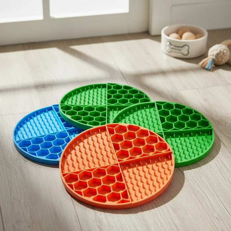 Lickimat Almohadilla Lamer Perro Comedero Antiestrés Tapete Multicolor