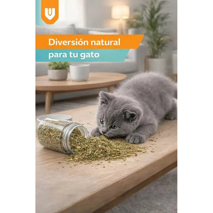 Vitrineon Cl Hierba Natural Gato Relax Aroma Vegetal 50g Hie Hierba