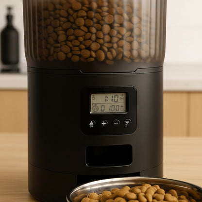 Dispensador Automatico Alimentos Mascotas Comedero 4 Litros