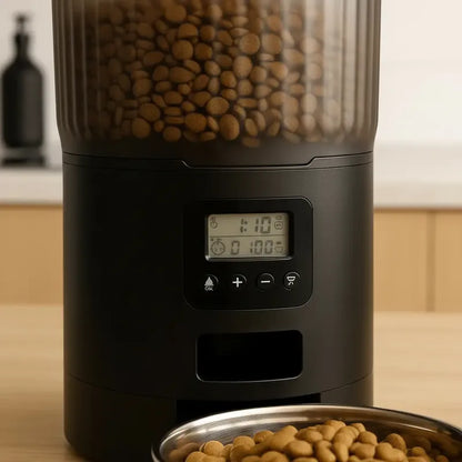 Dispensador Automatico Alimentos Mascotas Comedero 4 Litros