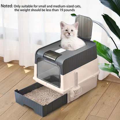 Arenero Xl Baño Sanitario Gatos + Arena Sanitaria Gatos 5kg