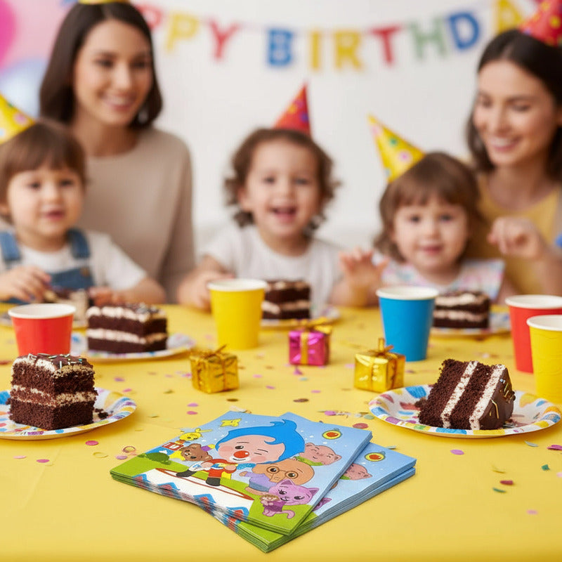 X20 Servilletas Plim Plim Decoracion Cumpleaños Plim Plim