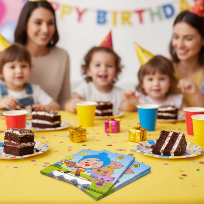 X20 Servilletas Plim Plim Decoracion Cumpleaños Plim Plim