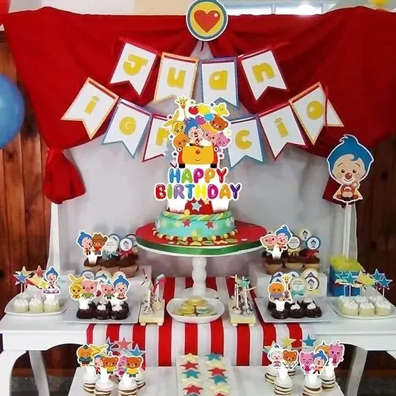 30 Platos Cumpleaños Platos Desechable Payasito Cumpleaños