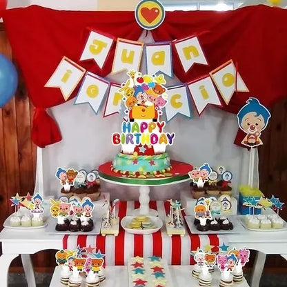 30 Platos Cumpleaños Platos Desechable Payasito Cumpleaños