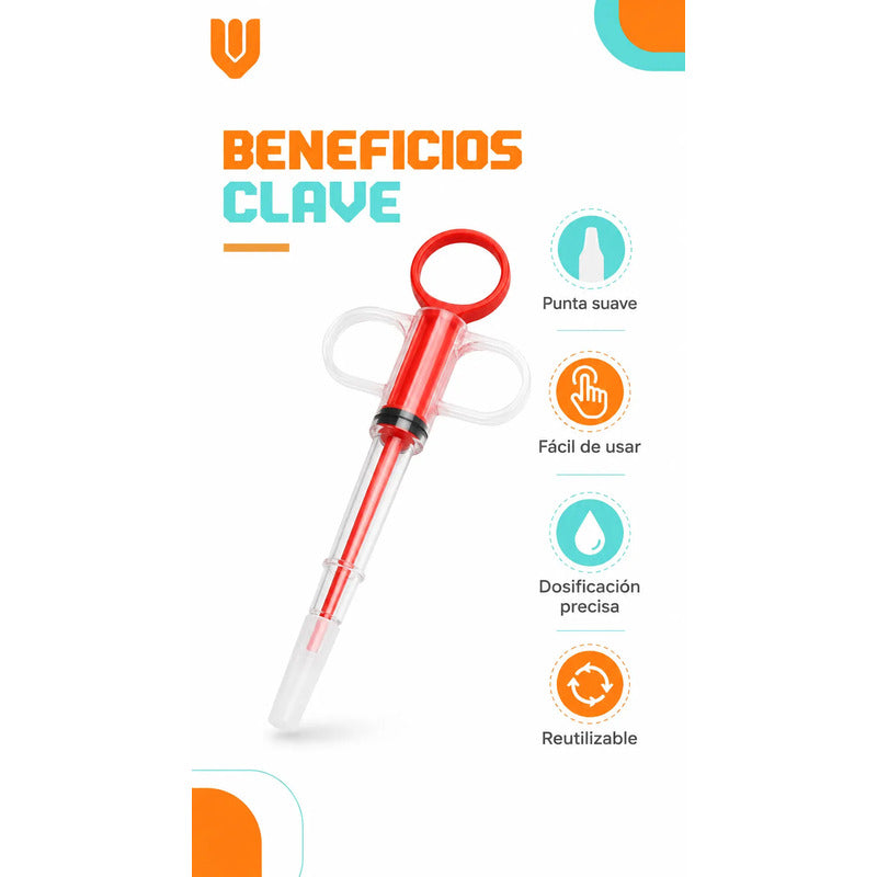 Jeringa Dosificador De Medicamento Mascotas Jeringa Mascotas Al Azar