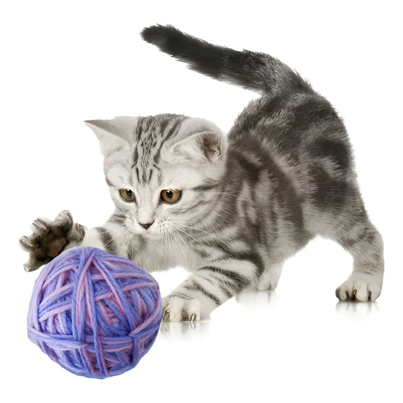 Pelota Tejida Interactiva Juguete Para Gato Juego Para Gato