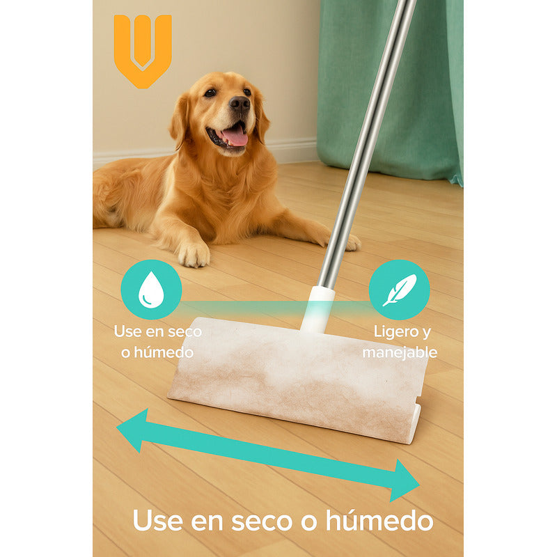 Paños Humedos Algodón Trapero Piso Limpiador Coleto Antibact