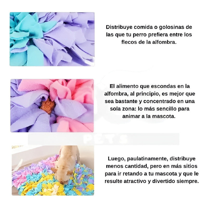 Alfombra Olfativa Perro Juguete Estimula Interactivo Mascot