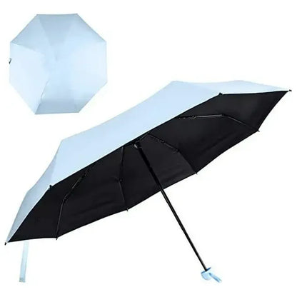 Parasol Retractil Plegable Compacto Seco Siempre Lluvia Int