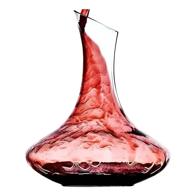 Set Aireador Para Vinos Decantador + X2 Copas De Vino Copas Transparente