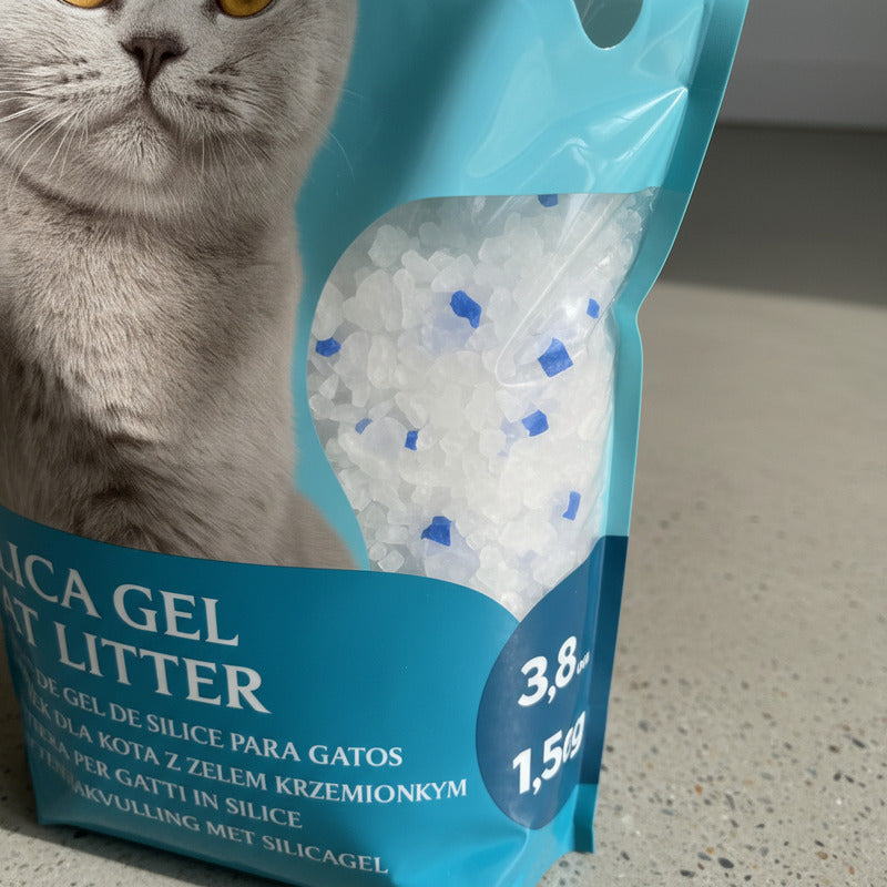 Arena Cristal Gato Silica Arena Gatos Cristales Gel 1.5 Kg