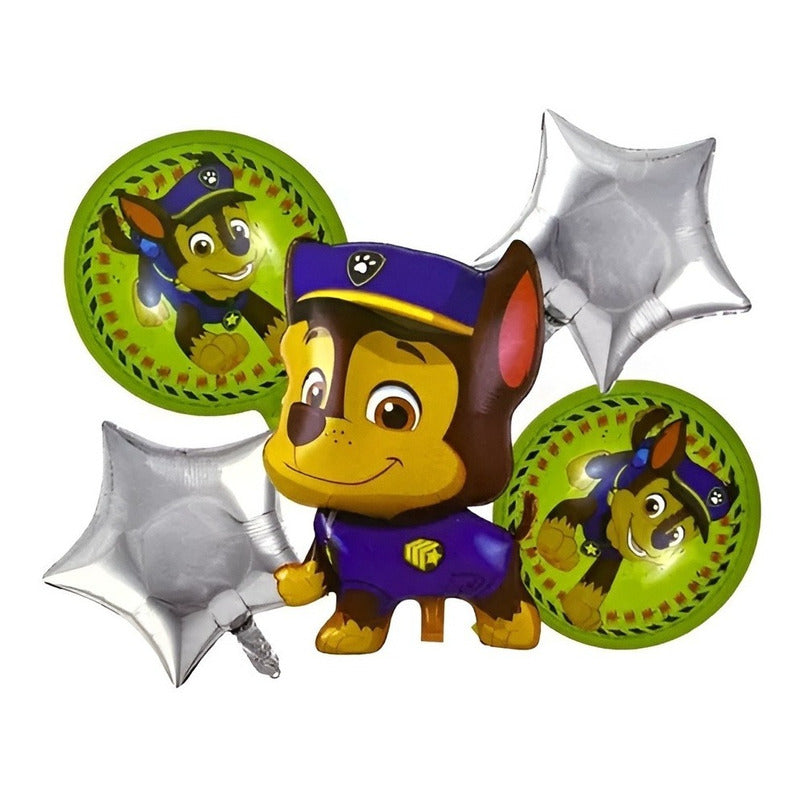 Set De Globos Paw Patrol Decoracion Cumpleaños Chase 110