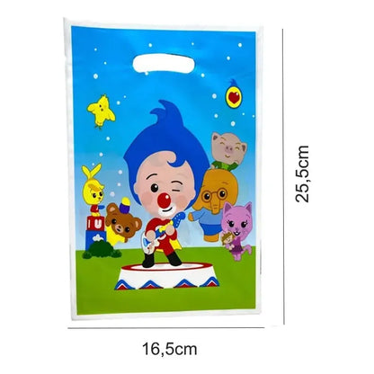 20 Bolsas Para Piñata Plim Plim  Bolsas Para Dulces Piñata Celeste 176