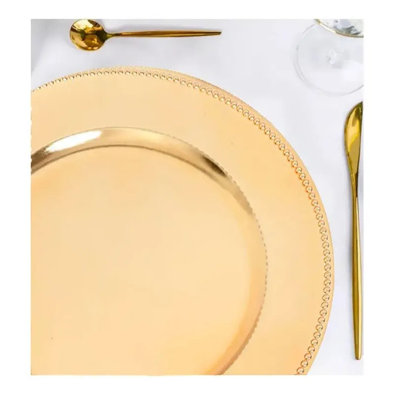 4 Plato Base Navideños Vajilla Navidad Juego De Platos 33cm