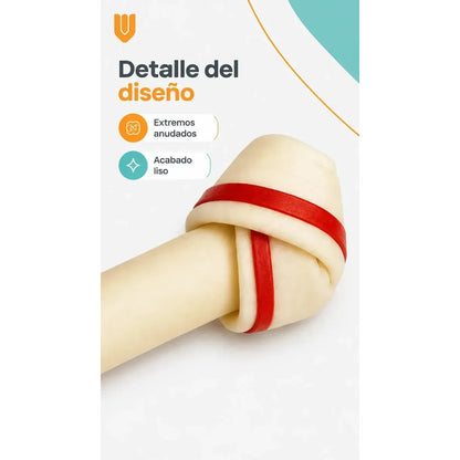 X2 Hueso Perro Cartilago Masticable Higiene Dental Sabor Hueso Cartílago Perros Grandes Masticable Comestible Sabor Carne Higiene Dental Antisarro Mordedor Duradero