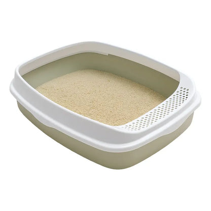 Arenero Gato Caja Arena Bandeja Sanitaria Incluye Pala Multi Verde