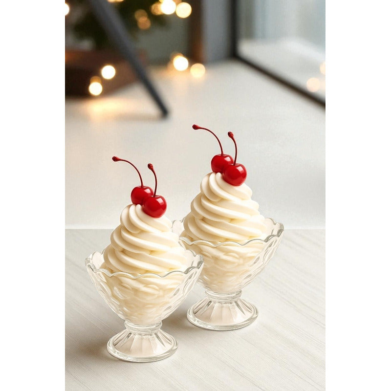 6 Copas Helado Vasos De Postre Copas Vidrio Postre Helado