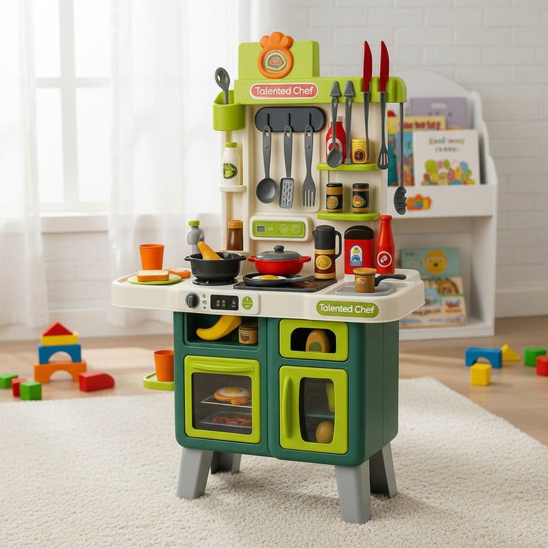 Cocina Infantil Juego Niños Juguete Set Cocina 104 Piezas