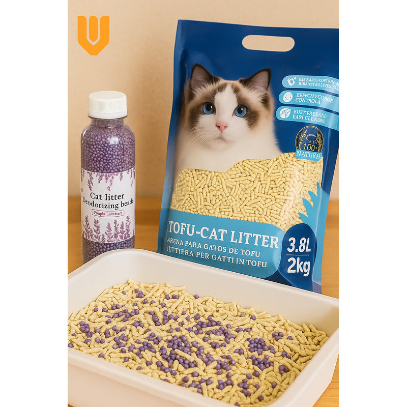 Arena Tofu Arena Sanitaria 2 Kg Aromatizador Arena Gato