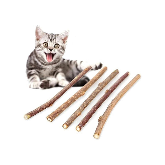 10 Snack Para Gatos Palitos Hierba Gatera Juguete Yerba Gato