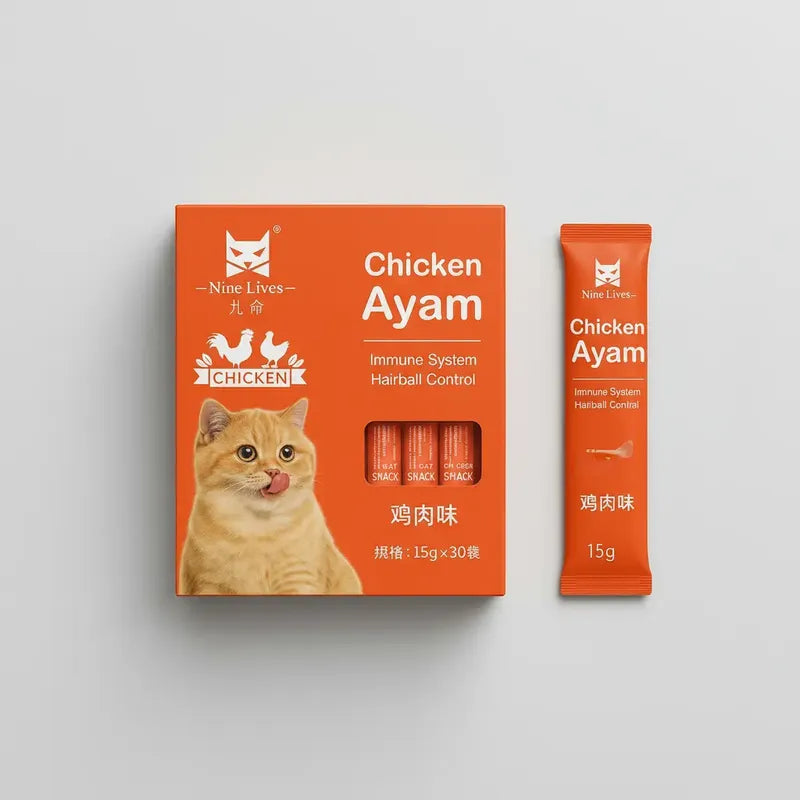 X30 Snack Para Gato Alimento Humedo Gato Comida Para Gatito