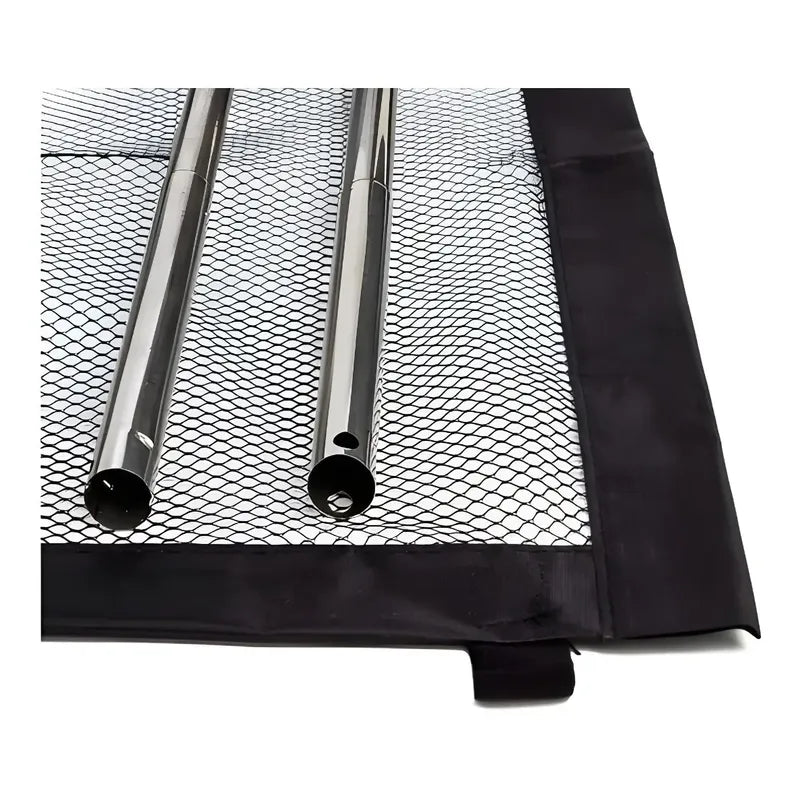 Puerta De Seguridad Plegable Magica Malla Para Mascotas Negro 619