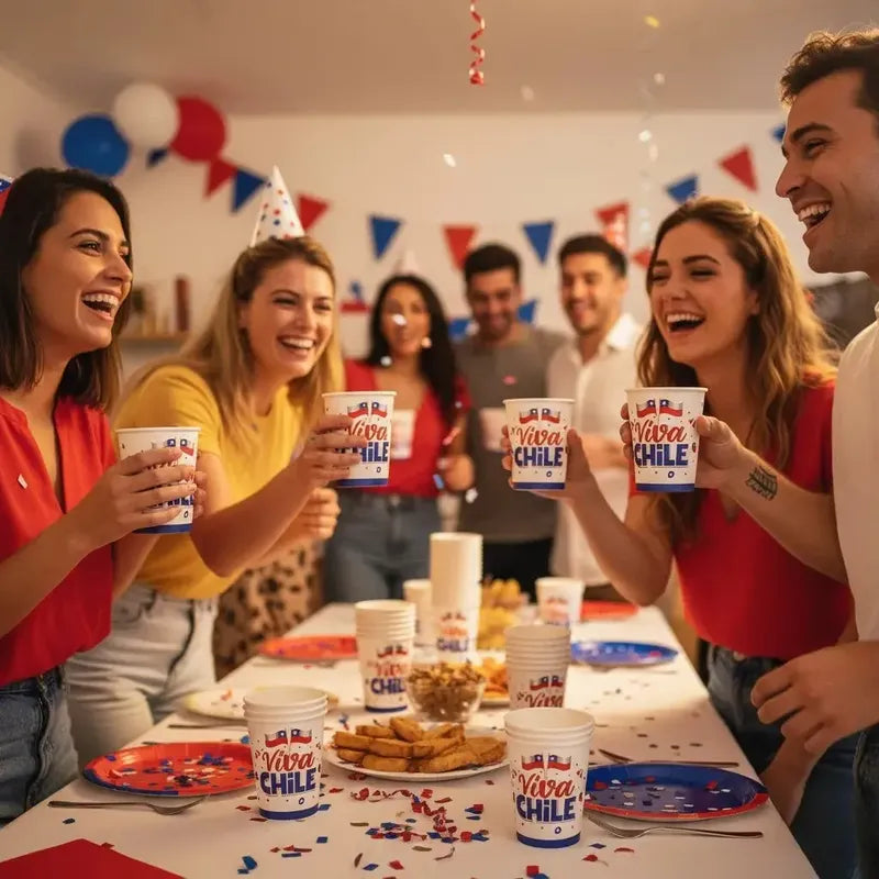 20 Vaso Desechable Fiestas Patrias Decoracion Fiestas Patria