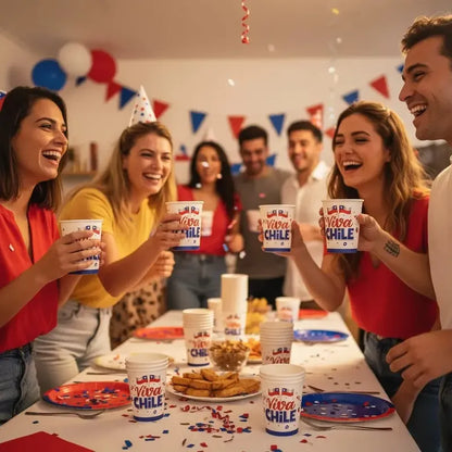 20 Vaso Desechable Fiestas Patrias Decoracion Fiestas Patria