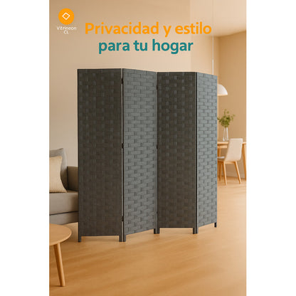 Biombo Separador Oficina Biombo Separador Ambiente 4 Paneles