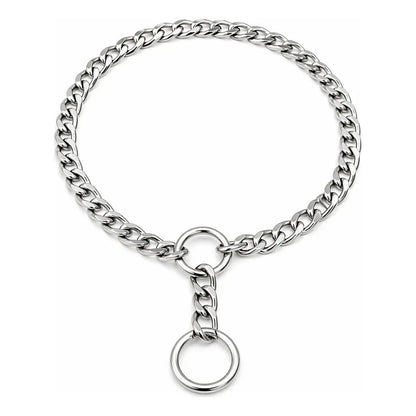 X2 Collar Adiestramiento Perro Collar De Adiestramiento 50cm Plateado 50cm