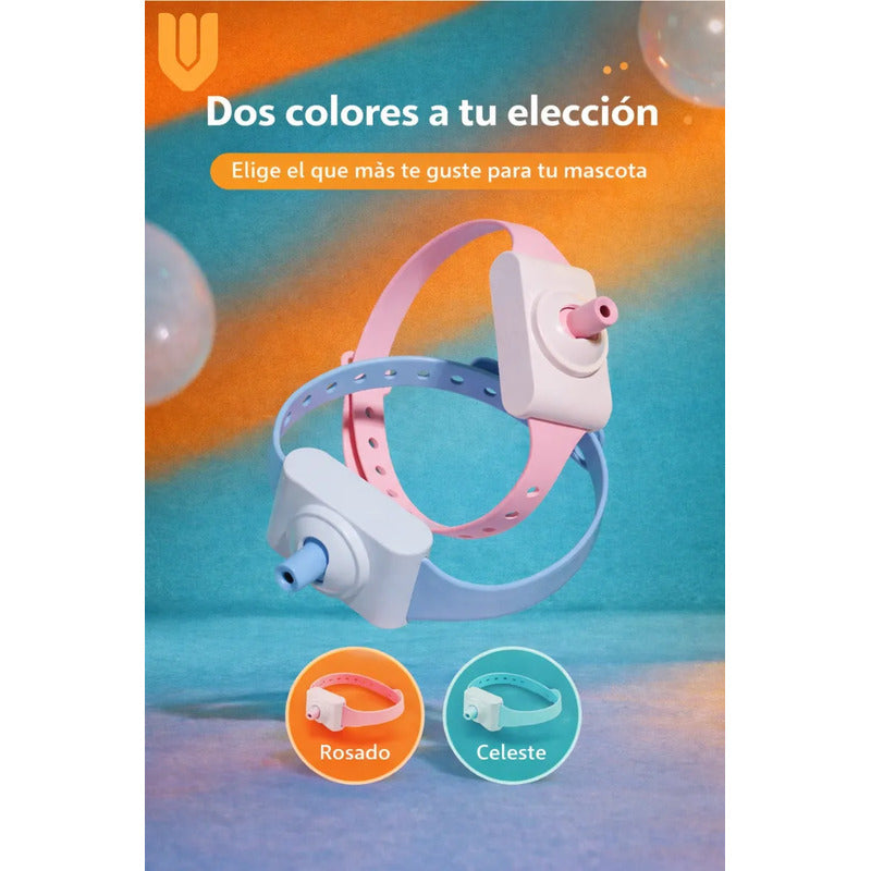 Collar Gato Juguete Interactivo Laser Mascota Inteligente Talla Unica Collar Azul Gato Laser Interactivo Inteligente Silicona Ajustable Hebilla Led Juguete Mascota Entrenamiento Azul Collar Gato...