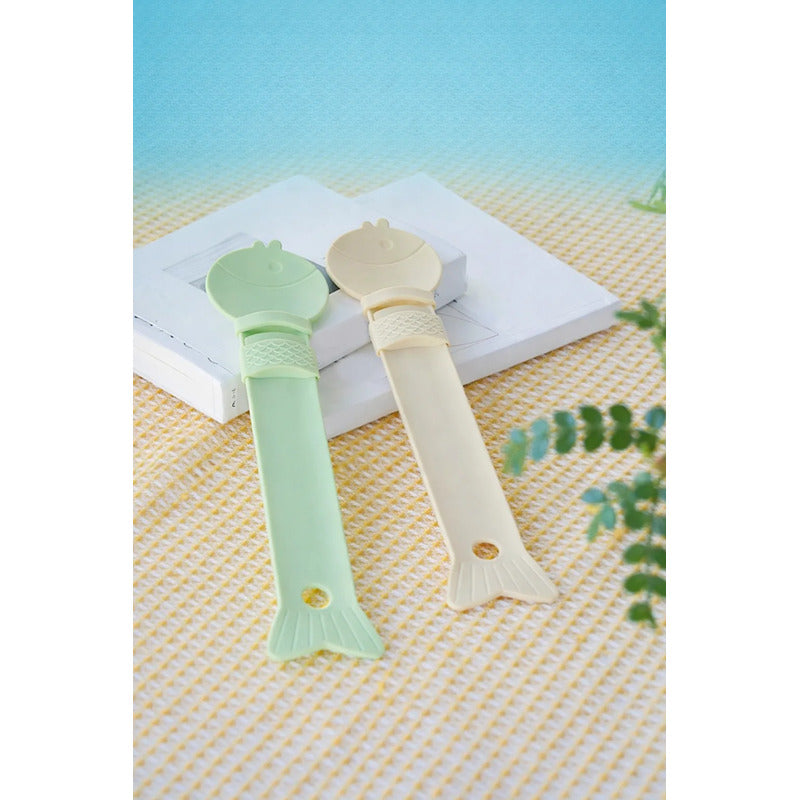 Cuchara Dispensadora Churu Snack Cremoso Alimento Mascotas Al Azar Cuchara Dispensadora Snack Cremoso Mascotas Churu Plastico Manual Interactivo 26cm Alimentacion Perros Gatos