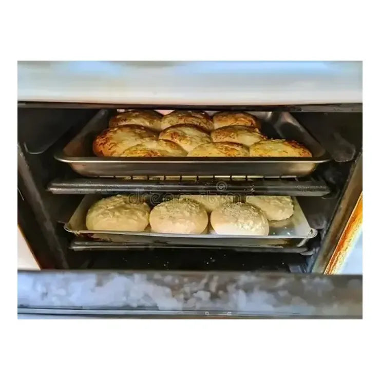 X2 Bandeja Para Horno Bandeja De Acero Inoxidable Multiuso  Plateado Bandeja - Yd762