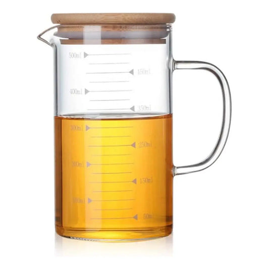 Taza Medidora Vidrio Jarra Medidora Vaso Medidor Taza 500ml Transparente/ 500ml