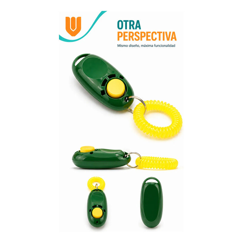Clicker Adiestramiento Perro Sonido Fuerte Entrenamiento Multicolor Vibrante Combinacion Tonos Llamativos Diseño Moderno Atractivo Mascotas Visual Dinamico Facil Identificar