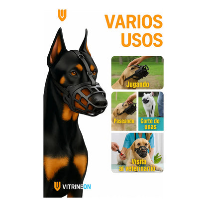 X3 Bozal Perro Grandes Bozal Para Perro Bozal Grande Xl Negro Xl