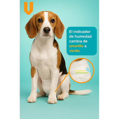 X90 Pañal Perro Panal Gato Pañales Hembra Macho Pañal S Blan Blanco Hembra S 37 X 28 Cm
