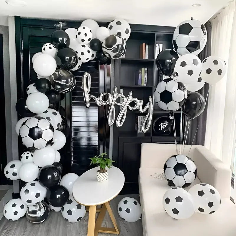 100 Globos Futbol Pelota Futbol Decoracion Fiesta Globos 214 Blanco