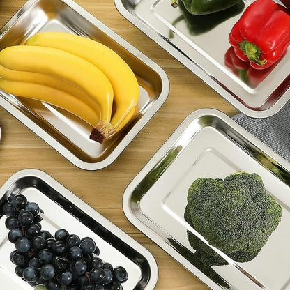 X2 Bandeja Para Horno Bandeja De Acero Inoxidable Multiuso  Bandeja - Yd762