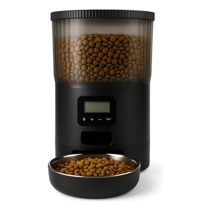 Dispensador Automatico Alimentos Mascotas Comedero 4 Litros