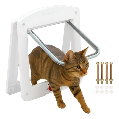 X2 Puerta Para Mascotas Puerta Gatera Puerta Abatible Perro