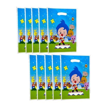 40 Bolsas Para Piñata Plim Plim  Bolsas Para Dulces Piñata Celeste 176