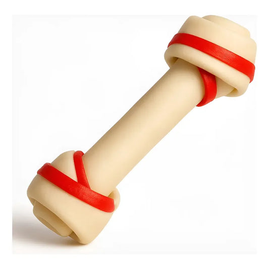 Hueso Perro Cartilago Masticable Higiene Dental Sabor Carne Blanco 1104